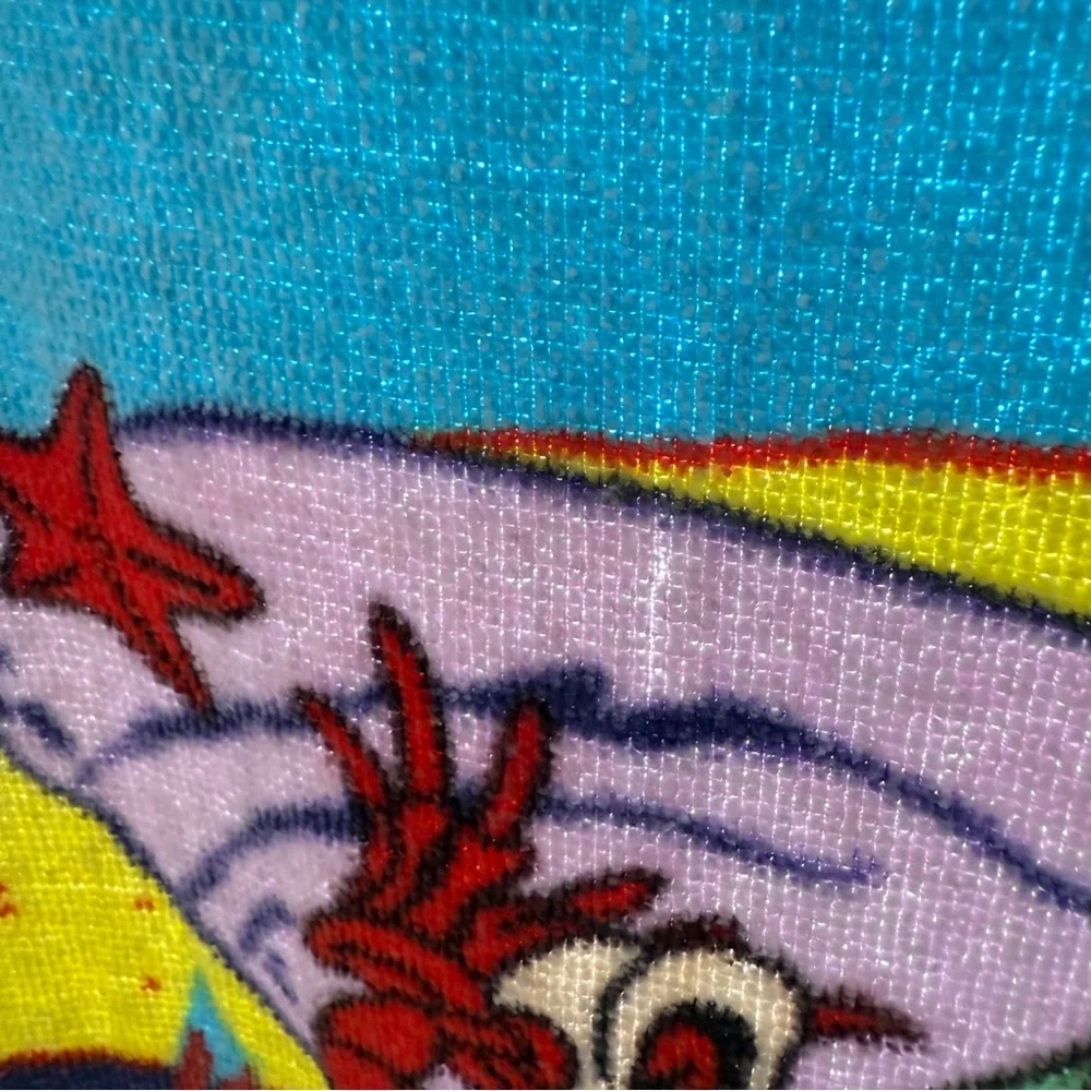 VTG Disney The Little Mermaid 90's Kids Beach Towel‎ Jay Franco & Sons
